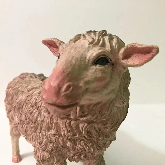 Vintage Fast Champ Soft Rubber Sheep Figure 10 Inch Long Squeeze Toy - Picture 12 of 13